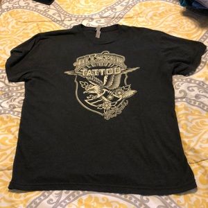 All star dark grey shirt.